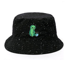Load image into Gallery viewer, Black Print Pattern Bucket Hat