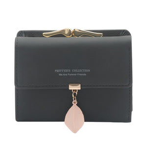 Women Wallets Fashion Mini Leaf