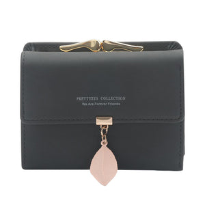 Women Wallets Fashion Mini Leaf
