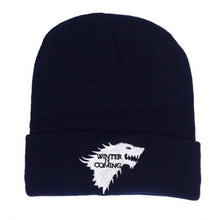 Load image into Gallery viewer, Wolf Embroidery Beanie Hats