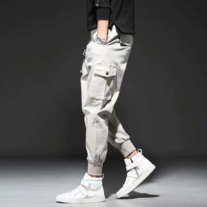Men's Side Pockets Cargo Harem Pants