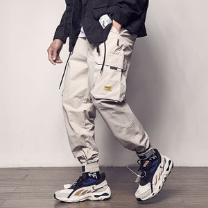 Men's Side Pockets Cargo Harem Pants