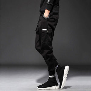 Letter Embroidery Ribbons Casual Pants