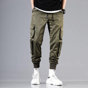Letter Embroidery Ribbons Casual Pants