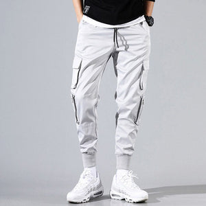 Letter Embroidery Ribbons Casual Pants