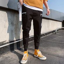 Load image into Gallery viewer, Letter Embroidery Ribbons Casual Pants