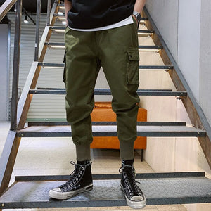 Letter Embroidery Ribbons Casual Pants
