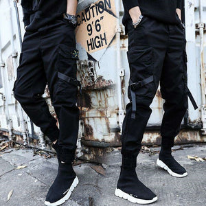Hip Hop Black Pencil Pants