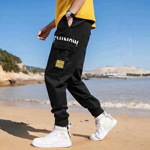 Hip Hop Black Pencil Pants