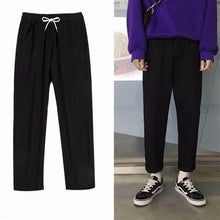 Load image into Gallery viewer, Hip Hop Black Pencil Pants