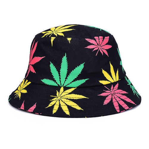 Print Maple Leaves Bucket Hats