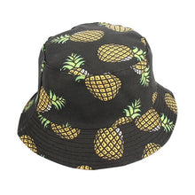 Load image into Gallery viewer, White Pineapple Bucket Hats