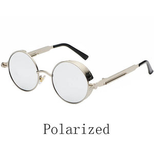 2020 Polarized Round Metal Sunglasses