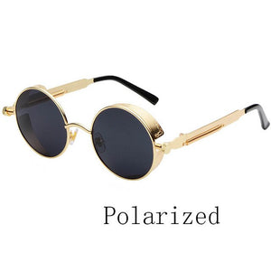 2020 Polarized Round Metal Sunglasses