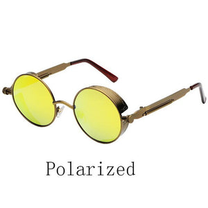 2020 Polarized Round Metal Sunglasses