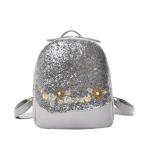 Women Backpacks Shining Sequin