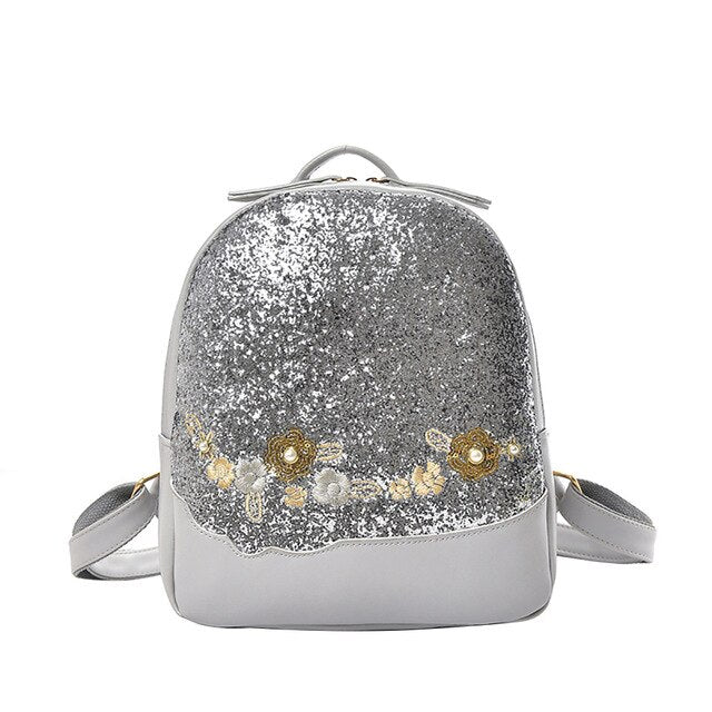 Women Backpacks Shining Sequin