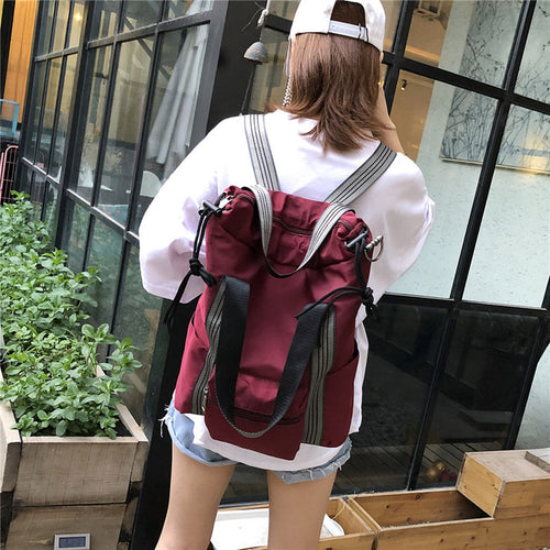 Women Backpacks Red