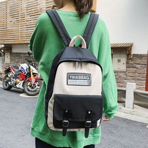 Women Backpacks Solid Color