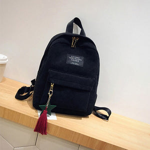 Women Backpacks Preppy Canvas