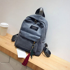 Women Backpacks Preppy Canvas