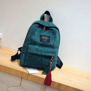 Women Backpacks Preppy Canvas