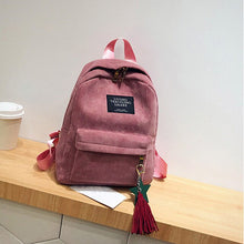 Load image into Gallery viewer, Women Backpacks Preppy Canvas
