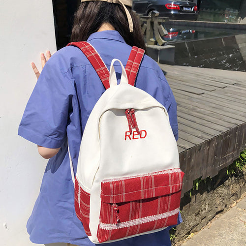 Women Backpacks Patchwork