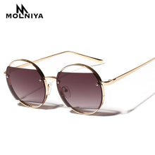 Load image into Gallery viewer, Unique Round Sunglasses Women