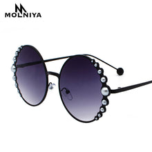 Load image into Gallery viewer, Luxury Oversized Round Sunglasses Women Fashion