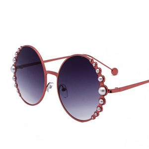 Luxury Oversized Round Sunglasses Women Fashion