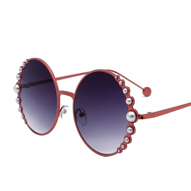 Luxury Oversized Round Sunglasses Women Fashion
