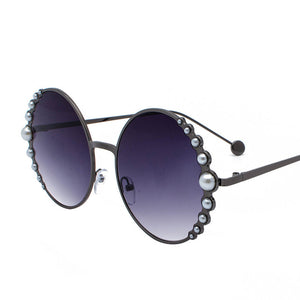 Luxury Oversized Round Sunglasses Women Fashion