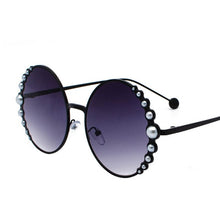 Load image into Gallery viewer, Luxury Oversized Round Sunglasses Women Fashion