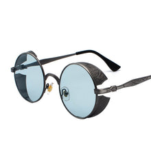 Load image into Gallery viewer, Metal Steampunk Round Sunglasses Unisex