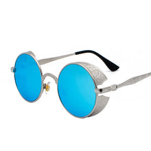 Load image into Gallery viewer, Metal Steampunk Round Sunglasses Unisex