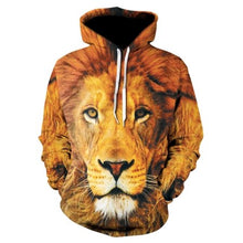 Load image into Gallery viewer, 3D Space Silver Wolf Hoodie